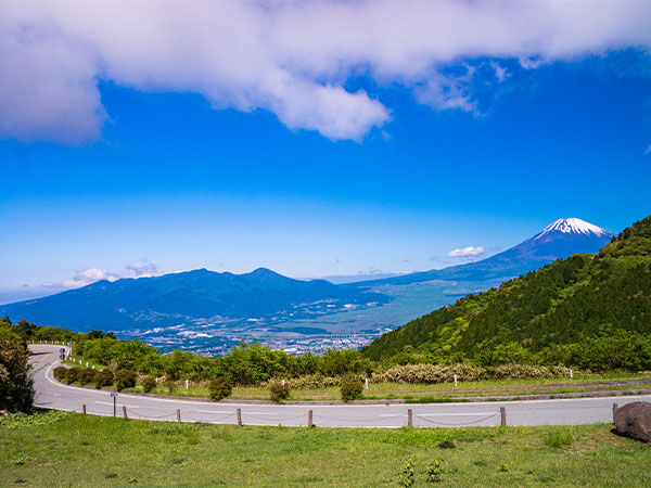 新緑・富士山・湖の中を絶景ドライブ！「芦ノ湖スカイライン」